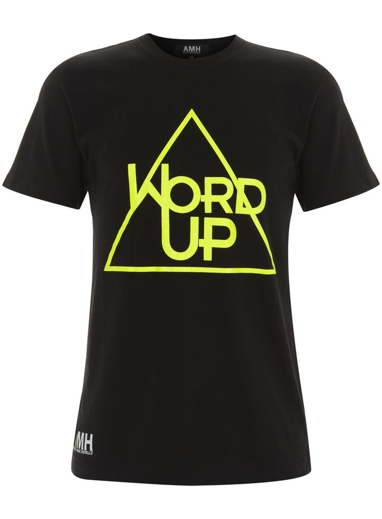 000-WORD UP T-SHIRT-BLACK