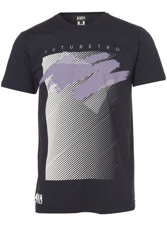 001 FUTURETRO- T-SHIRT-NAVY