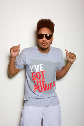 001 PWR - T-SHIRT-GREY