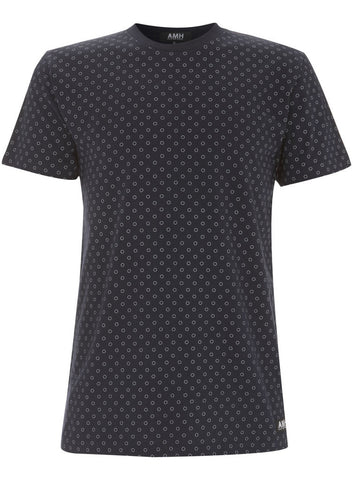 000-POLKA DOT OUTLINE PRINT-NAVY