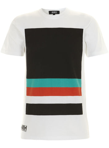 000-AQUASTRIPE T-SHIRT-WHITE
