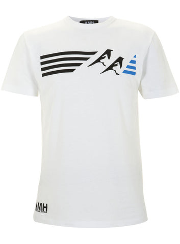 001-LUCKY STRIPE T-SHIRT-WHITE