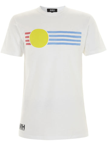 000-SUNSTRIPE T-SHIRT-WHITE